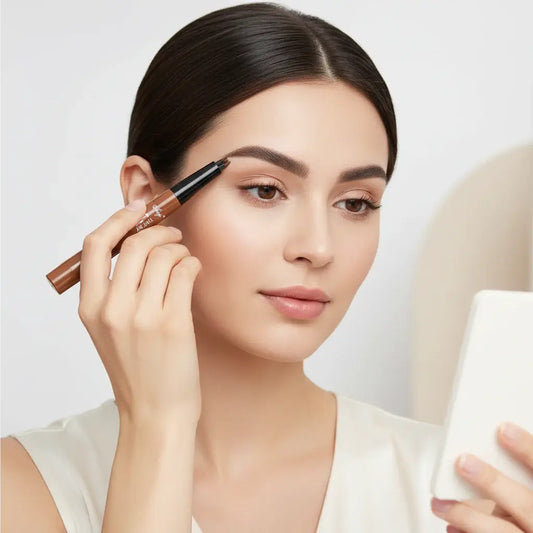 Crayon à Sourcils Microblading 4 Pointes - Waterproof Longue Tenue